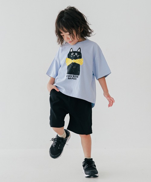 FOV(フォブ)の「フォブ F/B CAT Tシャツ(Tシャツ/カットソー・キッズ・ベージュ系その他/サックスブルー/ホワイト・130cm/120cm/110cm/100cm/90cm)」の19枚目の写真