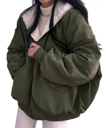 CHEER（チアー）の「リバーシブルソフトボアブルゾン（ブルゾン）」