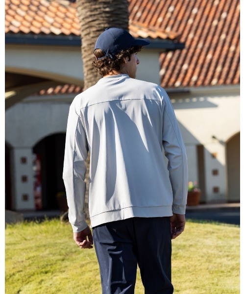 ROSASEN(ロサーセン)の「【Rosasen/GOLF】 超撥水 長袖クルーネック(スウェット・メンズ・グレー・48/50/52)」の3枚目の写真