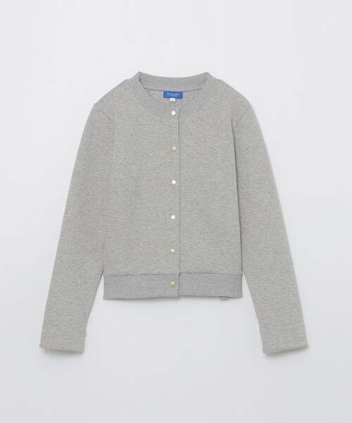 BLUE LABEL CRESTBRIDGE(ブルーレーベルクレストブリッジ)の「ダンボールカーディガン(カーディガン/ボレロ・レディース・ダークネイビー/グレー系その他/ホワイト・40/38)」の4枚目の写真