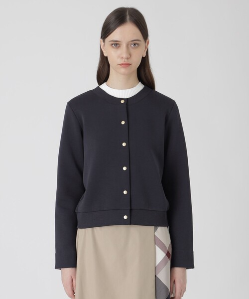 BLUE LABEL CRESTBRIDGE(ブルーレーベルクレストブリッジ)の「ダンボールカーディガン(カーディガン/ボレロ・レディース・ダークネイビー/グレー系その他/ホワイト・40/38)」の20枚目の写真