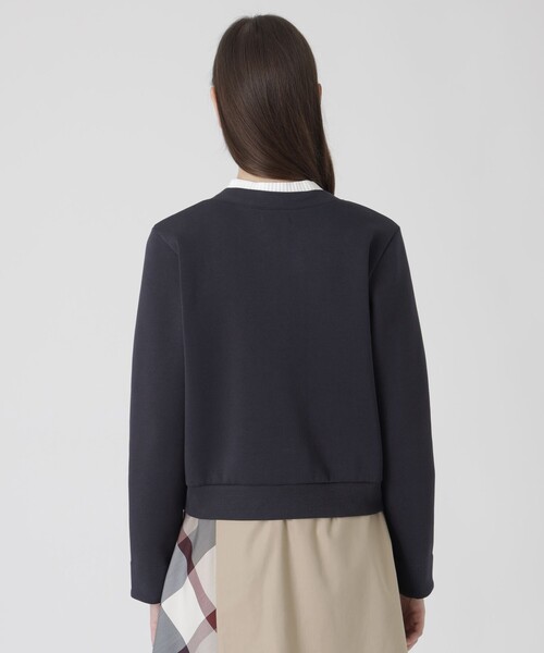 BLUE LABEL CRESTBRIDGE(ブルーレーベルクレストブリッジ)の「ダンボールカーディガン(カーディガン/ボレロ・レディース・ダークネイビー/グレー系その他/ホワイト・40/38)」の18枚目の写真