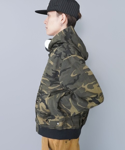 SPINNS（スピンズ）の「短丈ヴィンテージライクファイヤーマンアクティブジャケット/ダブルジップ/リアルツリーカモ/ユニセックス（その他アウター・メンズ・ウッドランド・ONESIZE）」の11枚目の写真