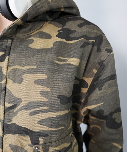 SPINNS（スピンズ）の「短丈ヴィンテージライクファイヤーマンアクティブジャケット/ダブルジップ/リアルツリーカモ/ユニセックス（その他アウター・メンズ・ウッドランド・ONESIZE）」の8枚目の写真