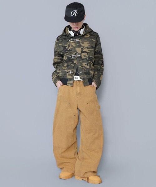 SPINNS（スピンズ）の「短丈ヴィンテージライクファイヤーマンアクティブジャケット/ダブルジップ/リアルツリーカモ/ユニセックス（その他アウター・メンズ・ウッドランド・ONESIZE）」の16枚目の写真