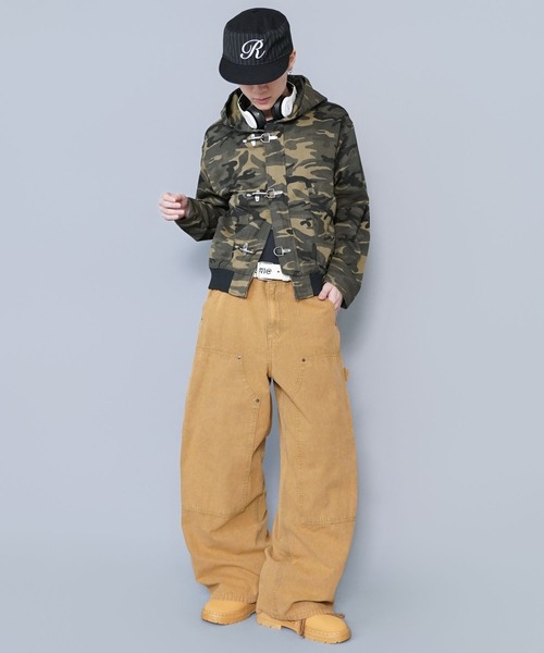 SPINNS（スピンズ）の「短丈ヴィンテージライクファイヤーマンアクティブジャケット/ダブルジップ/リアルツリーカモ/ユニセックス（その他アウター・メンズ・ウッドランド・ONESIZE）」の15枚目の写真