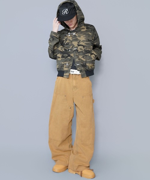 SPINNS（スピンズ）の「短丈ヴィンテージライクファイヤーマンアクティブジャケット/ダブルジップ/リアルツリーカモ/ユニセックス（その他アウター・メンズ・ウッドランド・ONESIZE）」の14枚目の写真