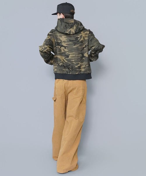 SPINNS（スピンズ）の「短丈ヴィンテージライクファイヤーマンアクティブジャケット/ダブルジップ/リアルツリーカモ/ユニセックス（その他アウター・メンズ・ウッドランド・ONESIZE）」の13枚目の写真