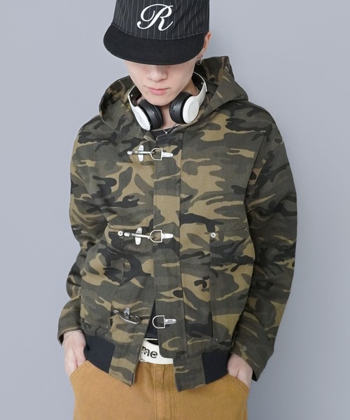 SPINNS（スピンズ）の「短丈ヴィンテージライクファイヤーマンアクティブジャケット/ダブルジップ/リアルツリーカモ/ユニセックス（その他アウター・メンズ・ウッドランド・ONESIZE）」の12枚目の写真