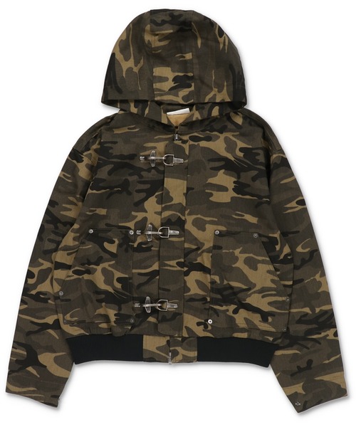 SPINNS（スピンズ）の「短丈ヴィンテージライクファイヤーマンアクティブジャケット/ダブルジップ/リアルツリーカモ/ユニセックス（その他アウター・メンズ・ウッドランド・ONESIZE）」の5枚目の写真