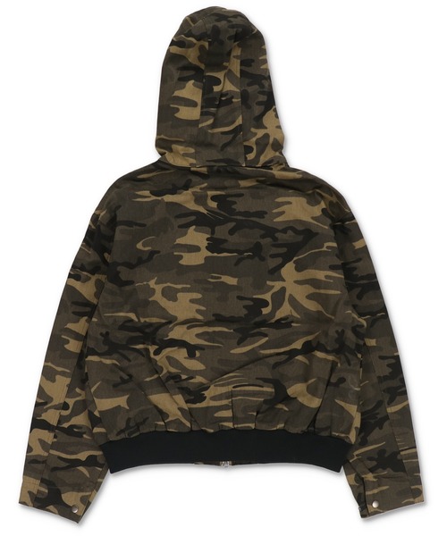 SPINNS（スピンズ）の「短丈ヴィンテージライクファイヤーマンアクティブジャケット/ダブルジップ/リアルツリーカモ/ユニセックス（その他アウター・メンズ・ウッドランド・ONESIZE）」の4枚目の写真