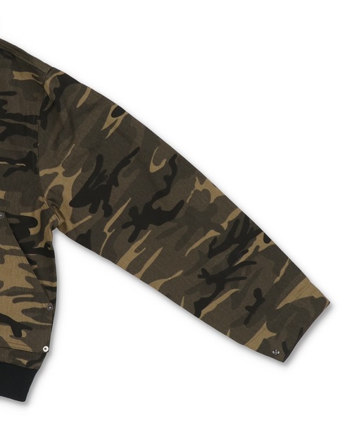 SPINNS（スピンズ）の「短丈ヴィンテージライクファイヤーマンアクティブジャケット/ダブルジップ/リアルツリーカモ/ユニセックス（その他アウター・メンズ・ウッドランド・ONESIZE）」の3枚目の写真