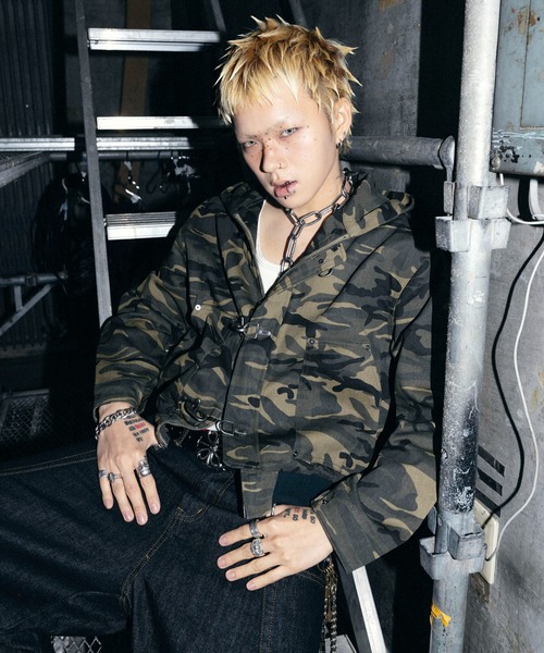 SPINNS（スピンズ）の「短丈ヴィンテージライクファイヤーマンアクティブジャケット/ダブルジップ/リアルツリーカモ/ユニセックス（その他アウター・メンズ・ウッドランド・ONESIZE）」の18枚目の写真