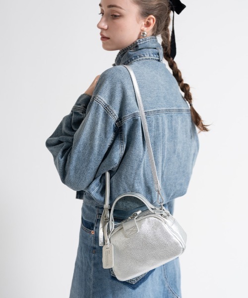 HAYNI（ヘイニ）の「Baby Loche ベイビーロシェ【第2世代・改良版】（ショルダーバッグ・レディース・グレー系2/ブラウン系/アイボリー/グレー系1/キャメル/ブラック×ゴールド/シルバー/ブラック×シルバー/グレー・FREE）」の9枚目の写真