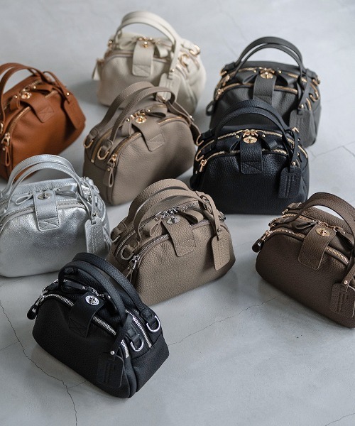 HAYNI（ヘイニ）の「Baby Loche ベイビーロシェ【第2世代・改良版】（ショルダーバッグ・レディース・グレー系2/ブラウン系/アイボリー/グレー系1/キャメル/ブラック×ゴールド/シルバー/ブラック×シルバー/グレー・FREE）」の10枚目の写真