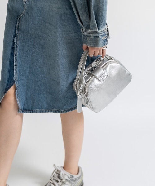 HAYNI（ヘイニ）の「Baby Loche ベイビーロシェ【第2世代・改良版】（ショルダーバッグ・レディース・グレー系2/ブラウン系/アイボリー/グレー系1/キャメル/ブラック×ゴールド/シルバー/ブラック×シルバー/グレー・FREE）」の15枚目の写真