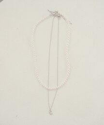 Chico | ビジューモチーフ+パールネックレス(ネックレス)