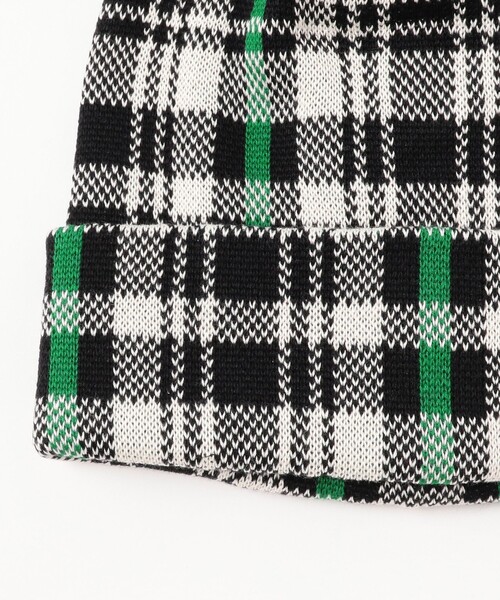 BEAMS（ビームス）の「チェック ビーニー（ニットキャップ/ビーニー・メンズ・ブラック/ブルー/グレー/マスタード・ONE SIZE）」の8枚目の写真
