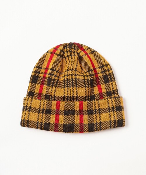 BEAMS（ビームス）の「チェック ビーニー（ニットキャップ/ビーニー・メンズ・ブラック/ブルー/グレー/マスタード・ONE SIZE）」の9枚目の写真