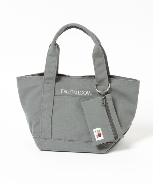 FRUIT OF THE LOOM（フルーツオブザルーム）の「【Fruit Of The Loom(フルーツオブザルーム)】別注ミニカラートートバッグ（トートバッグ・レディース・アイボリー/ブルー/グレー/ピンク/グリーン・FREE）」の7枚目の写真