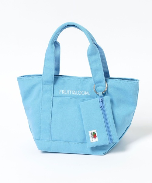 FRUIT OF THE LOOM（フルーツオブザルーム）の「【Fruit Of The Loom(フルーツオブザルーム)】別注ミニカラートートバッグ（トートバッグ・レディース・アイボリー/ブルー/グレー/ピンク/グリーン・FREE）」の11枚目の写真