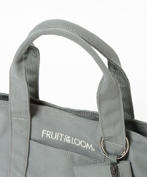 FRUIT OF THE LOOM（フルーツオブザルーム）の「【Fruit Of The Loom(フルーツオブザルーム)】別注ミニカラートートバッグ（トートバッグ・レディース・アイボリー/ブルー/グレー/ピンク/グリーン・FREE）」の16枚目の写真