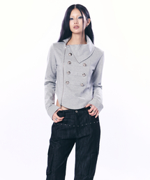 SETUP-EXE（セットアップイーエックスイー）の「NAPOLEON HIGH-NECK JACKET / GRAY（その他アウター）」