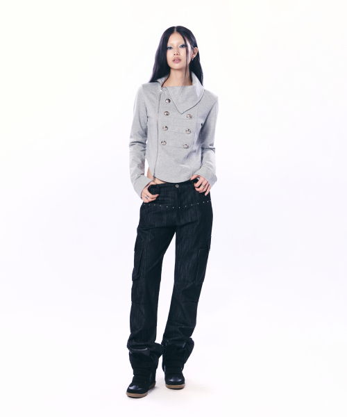 SETUP-EXE トップス ナポレオンジャケット シズニルック セール】NAPOLEON HIGH-NECK JACKET / GRAY（その他アウター）｜SETUP