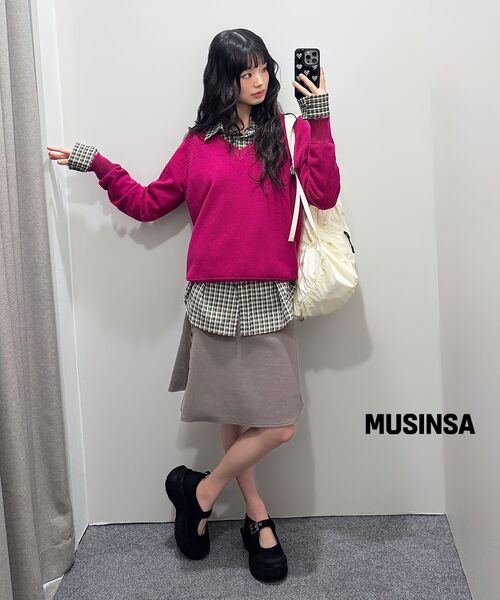 SETUP-EXE(セットアップイーエックスイー)の「NAPOLEON HIGH-NECK JACKET / GRAY(その他アウター・レディース・その他・OS)」の7枚目の写真