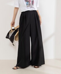 NOLLEY’S | 【新色追加/一部WEB限定サイズあり】ウォッシャブルエクセルテックタンブラー2タックワイドパンツ(その他パンツ)