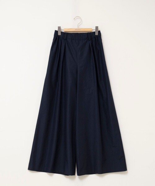 NOLLEY’S（ノーリーズ）の「ウォッシャブルエクセルテックタンブラー2タックワイドパンツ（その他パンツ・レディース・ブラウン/カーキ/ネイビー/ホワイト・39/38/36/34）」の6枚目の写真