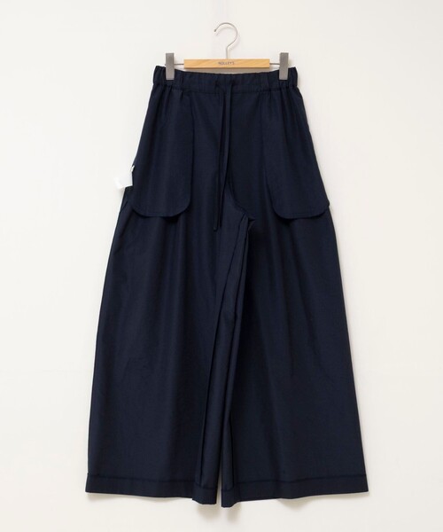 NOLLEY’S（ノーリーズ）の「ウォッシャブルエクセルテックタンブラー2タックワイドパンツ（その他パンツ・レディース・ブラウン/カーキ/ネイビー/ホワイト・39/38/36/34）」の13枚目の写真