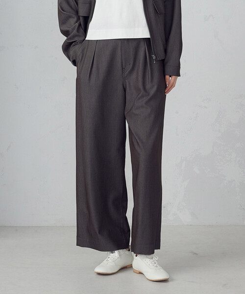 COMME CA ISM（コムサイズム）の「デニムライク ワイドパンツ/セットアップ対応（その他パンツ・レディース・ネイビー/チャコール・X-LARGE/LARGE/MEDIUM/SMALL）」の7枚目の写真