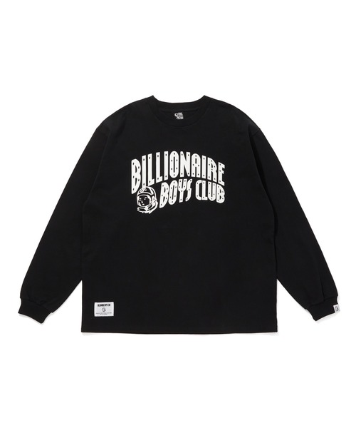 BILLIONAIRE BOYS CLUB(ビリオネア・ボーイズ・クラブ)の「COTTON LS T-SHIRT ARCH LOGO(Tシャツ/カットソー・メンズ・ブラック/ホワイト・X-LARGE/LARGE/MEDIUM/SMALL)」の2枚目の写真
