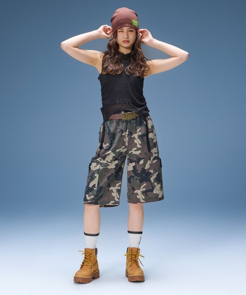 X-girl(エックスガール)の「PLATE LOGO BUCKLE BELT(ベルト・レディース・ブラック/ブラウン・ONE SIZE)」の6枚目の写真
