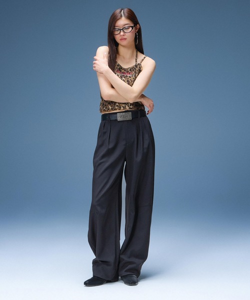 X-girl(エックスガール)の「PLATE LOGO BUCKLE BELT(ベルト・レディース・ブラック/ブラウン・ONE SIZE)」の11枚目の写真