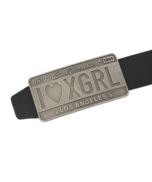 X-girl(エックスガール)の「PLATE LOGO BUCKLE BELT(ベルト・レディース・ブラック/ブラウン・ONE SIZE)」の18枚目の写真