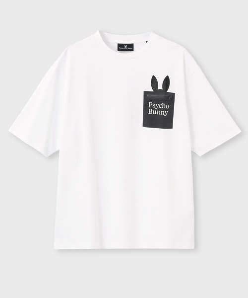 Psycho Bunny(サイコバニー)の「NEWポケットバニー シルケットスムースTシャツ(Tシャツ/カットソー・メンズ・ダークブルー/ホワイト/ライトブルー/ライトピンク/ライラック/ブラック・SMALL/MEDIUM/LARGE/X-LARGE)」の10枚目の写真