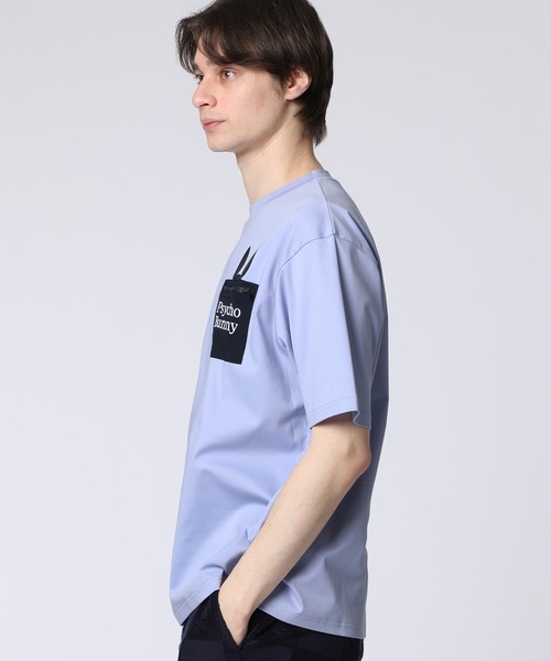 Psycho Bunny(サイコバニー)の「NEWポケットバニー シルケットスムースTシャツ(Tシャツ/カットソー・メンズ・ダークブルー/ホワイト/ライトブルー/ライトピンク/ライラック/ブラック・SMALL/MEDIUM/LARGE/X-LARGE)」の15枚目の写真