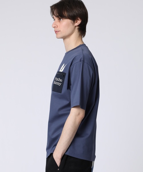 Psycho Bunny(サイコバニー)の「NEWポケットバニー シルケットスムースTシャツ(Tシャツ/カットソー・メンズ・ダークブルー/ホワイト/ライトブルー/ライトピンク/ライラック/ブラック・SMALL/MEDIUM/LARGE/X-LARGE)」の21枚目の写真