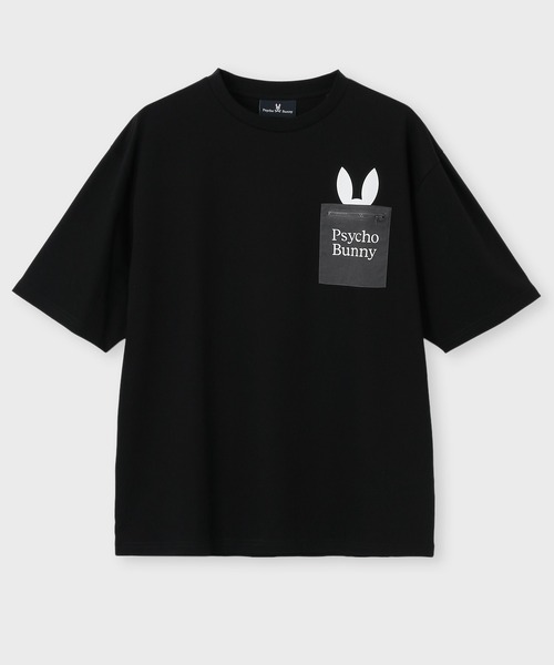 Psycho Bunny(サイコバニー)の「NEWポケットバニー シルケットスムースTシャツ(Tシャツ/カットソー・メンズ・ダークブルー/ホワイト/ライトブルー/ライトピンク/ライラック/ブラック・SMALL/MEDIUM/LARGE/X-LARGE)」の14枚目の写真