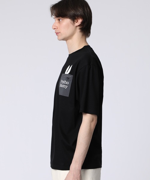 Psycho Bunny(サイコバニー)の「NEWポケットバニー シルケットスムースTシャツ(Tシャツ/カットソー・メンズ・ダークブルー/ホワイト/ライトブルー/ライトピンク/ライラック/ブラック・SMALL/MEDIUM/LARGE/X-LARGE)」の11枚目の写真