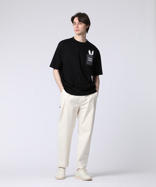 Psycho Bunny(サイコバニー)の「NEWポケットバニー シルケットスムースTシャツ(Tシャツ/カットソー・メンズ・ダークブルー/ホワイト/ライトブルー/ライトピンク/ライラック/ブラック・SMALL/MEDIUM/LARGE/X-LARGE)」の13枚目の写真