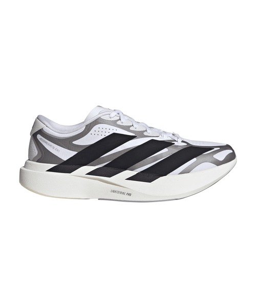 adidas（アディダス）の「adidas アディダス adizero EVO SL EXO M アディゼロ KI4763/KI4764（スニーカー・メンズ・ブラック×シルバー/ホワイト×シルバー・26.5cm/28.0cm/27.0cm/27.5cm/26.0cm）」の3枚目の写真