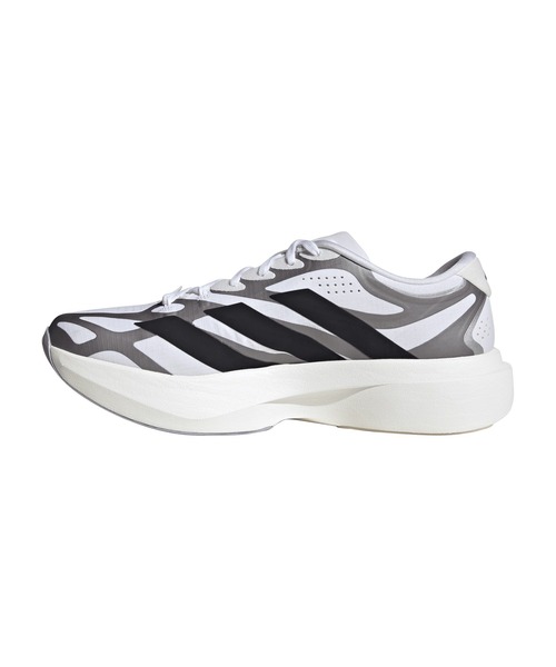 adidas（アディダス）の「adidas アディダス adizero EVO SL EXO M アディゼロ KI4763/KI4764（スニーカー・メンズ・ブラック×シルバー/ホワイト×シルバー・26.5cm/28.0cm/27.0cm/27.5cm/26.0cm）」の4枚目の写真
