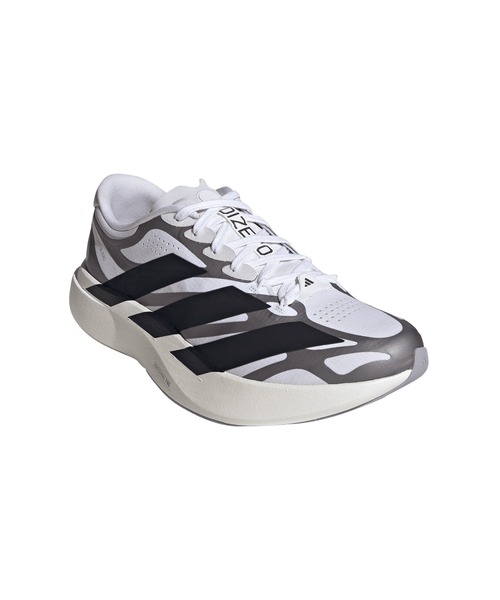 adidas（アディダス）の「adidas アディダス adizero EVO SL EXO M アディゼロ KI4763/KI4764（スニーカー・メンズ・ブラック×シルバー/ホワイト×シルバー・26.5cm/28.0cm/27.0cm/27.5cm/26.0cm）」の5枚目の写真