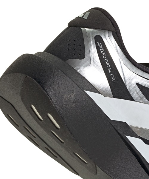 adidas（アディダス）の「adidas アディダス adizero EVO SL EXO M アディゼロ KI4763/KI4764（スニーカー・メンズ・ブラック×シルバー/ホワイト×シルバー・26.5cm/28.0cm/27.0cm/27.5cm/26.0cm）」の15枚目の写真