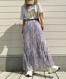 Q | ニュアンスプリーツスカート(スカート)