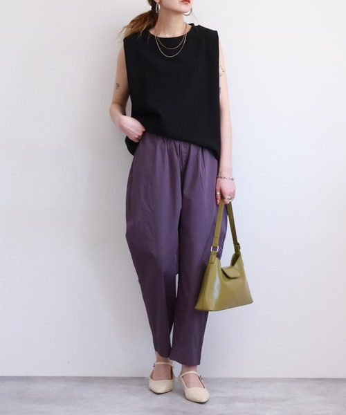 SO(エスオー)の「パンツ(その他パンツ・レディース・ブラック系/キャメル/グレイッシュベージュ/ブラウン系その他/パープル・F)」の18枚目の写真