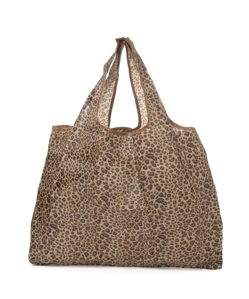 kutir（クティール）の「kutirlune／【大容量】マルチ総柄エコバッグ（エコバッグ/サブバッグ・レディース・ブラック/ベージュ/ブラウン/ブルー・FREE）」の6枚目の写真